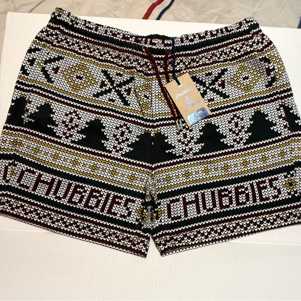Chubbies Black and Gold Patterned Men Shorts